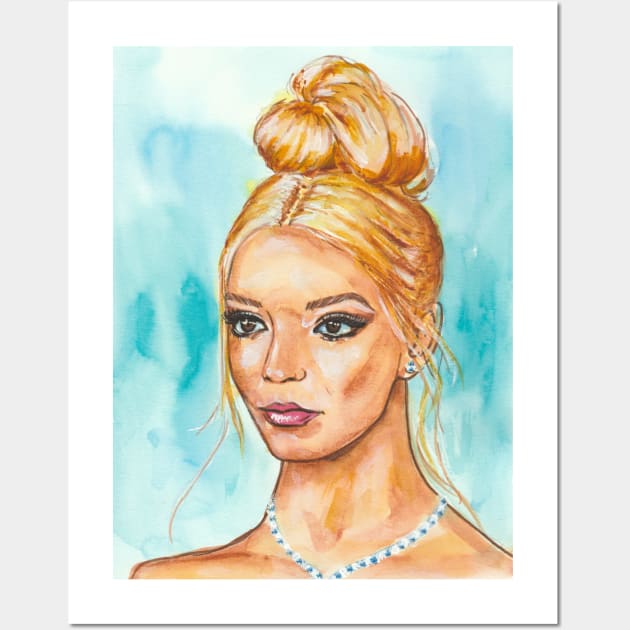 Anya Taylor-Joy Wall Art by Svetlana Pelin